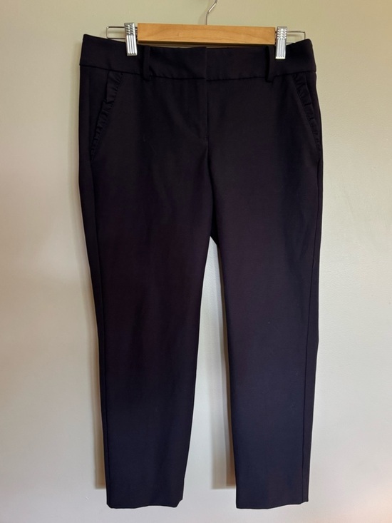 Talbots Pants - Talbots Petites 4P Dark Navy (almost black) Ankle Dress Pants Stretch Work